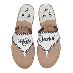 Draper James x Jack Rogers “Hello Darlin’” Women’s Sandals Size 6.5M